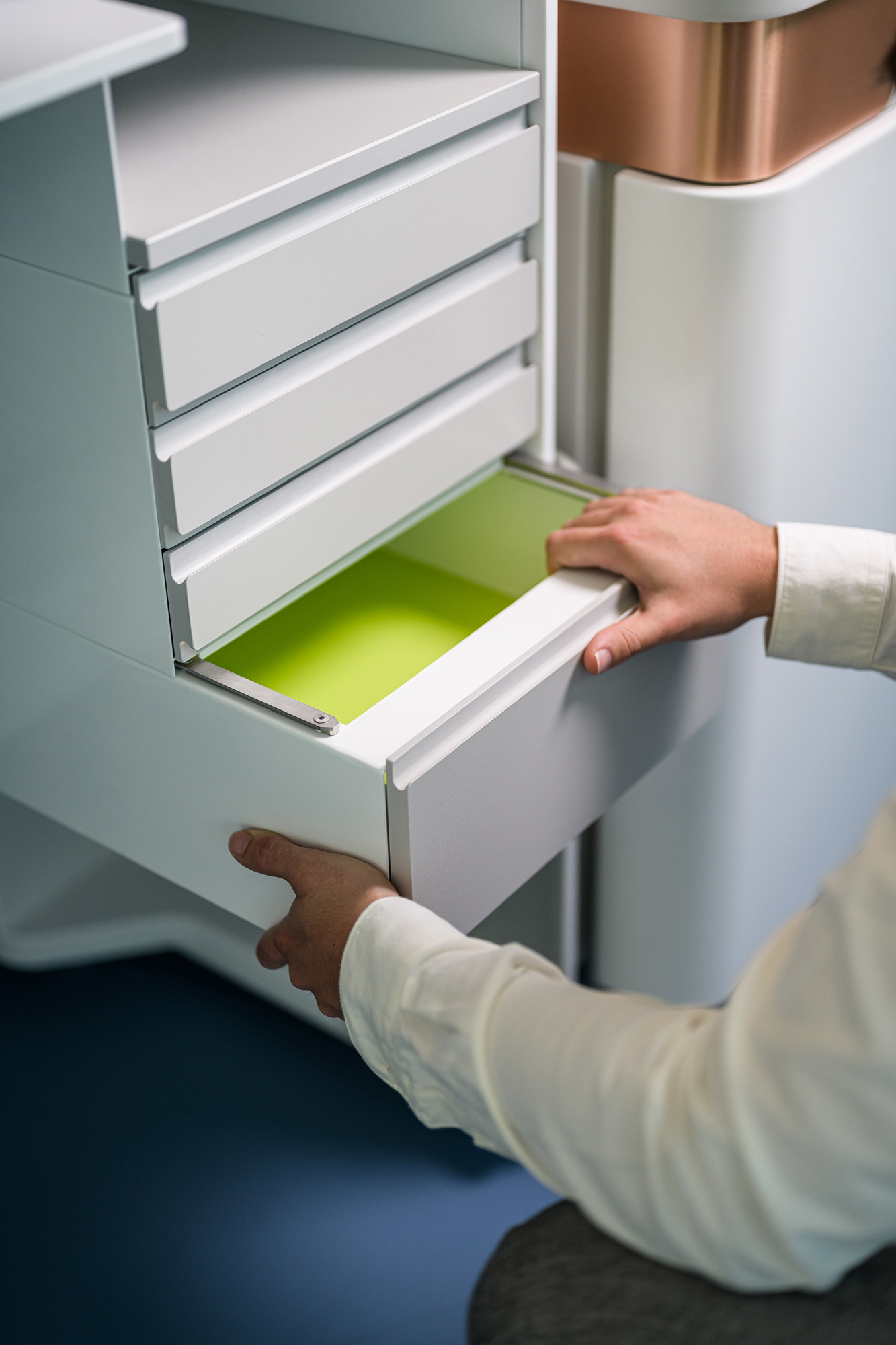 modular drawer system industrial design